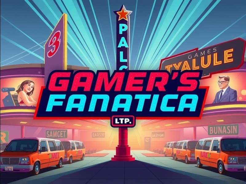 Gaming office interior